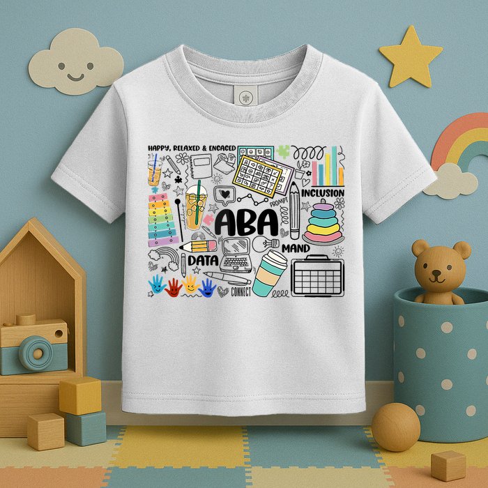 Aba Applied Behavior Analysis Bcba Behavior Analyst Autism Toddler T-Shirt