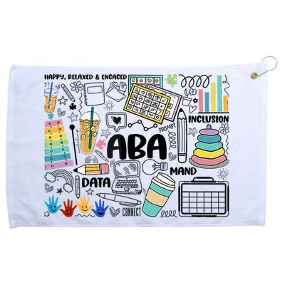 Aba Applied Behavior Analysis Bcba Behavior Analyst Autism Grommeted Golf Towel