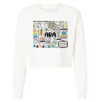 Aba Applied Behavior Analysis Bcba Behavior Analyst Autism Cropped Pullover Crew