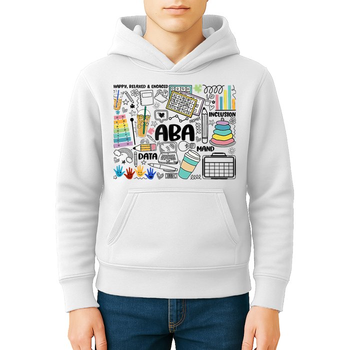 Aba Applied Behavior Analysis Bcba Behavior Analyst Autism Kids Hoodie