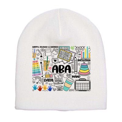 Aba Applied Behavior Analysis Bcba Behavior Analyst Autism Short Acrylic Beanie