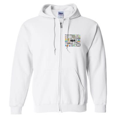 Aba Applied Behavior Analysis Bcba Behavior Analyst Autism Full Zip Hoodie