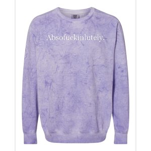 Absofukinlutely Colorblast Crewneck Sweatshirt