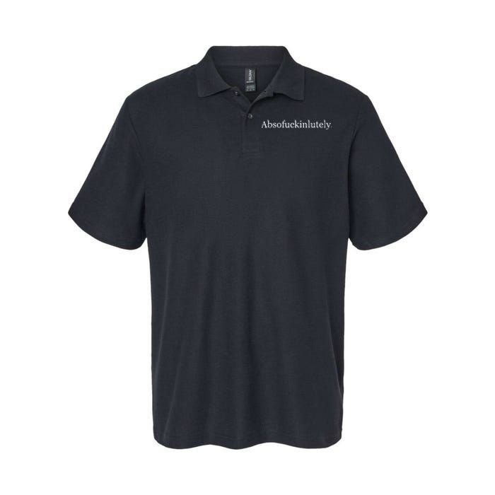 Absofukinlutely Softstyle Adult Sport Polo