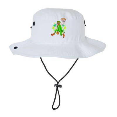 African American Black Leprechaun Basketball St Patricks Day Gift Legacy Cool Fit Booney Bucket Hat