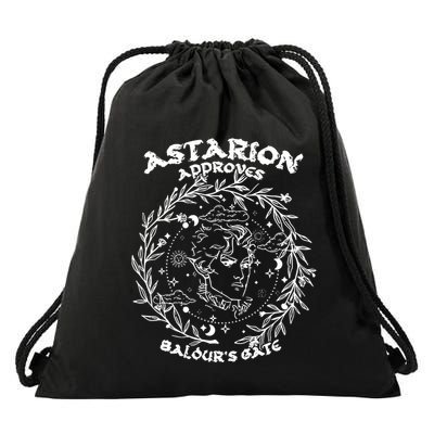 Astarion Approves Baldur Gate Baldurs Gate 3 Adventure Awaits Drawstring Bag