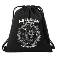 Astarion Approves Baldur Gate Baldurs Gate 3 Adventure Awaits Drawstring Bag