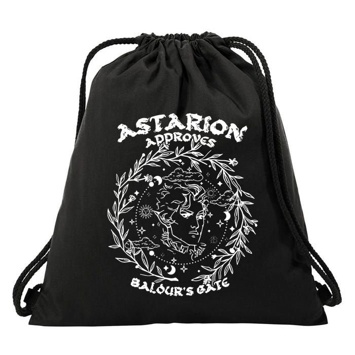 Astarion Approves Baldur Gate Baldurs Gate 3 Adventure Awaits Drawstring Bag