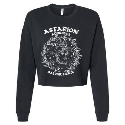 Astarion Approves Baldur Gate Baldurs Gate 3 Adventure Awaits Cropped Pullover Crew