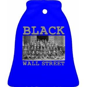 African American Business Black History Black Wall Street Gift Ceramic Bell Ornament