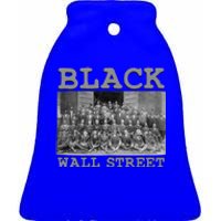 African American Business Black History Black Wall Street Gift Ceramic Bell Ornament