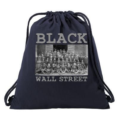 African American Business Black History Black Wall Street Gift Drawstring Bag