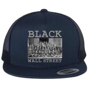 African American Business Black History Black Wall Street Gift Flat Bill Trucker Hat