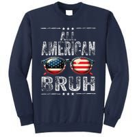 All American Bruh 4th Of July Teen Patriotic Sweatshirt