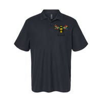 Autism Awareness Bee Kind Puzzle Pieces Softstyle Adult Sport Polo