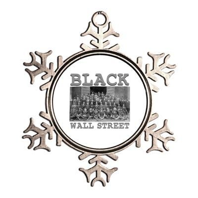 African American Business Black History Black Wall Street Gift Metallic Star Ornament