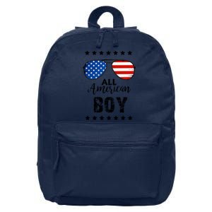 All American Boy 4th Of July Family Matching 16 in Basic Backpack