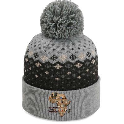 African American Black History Education Is Freedom The Baniff Cuffed Pom Beanie