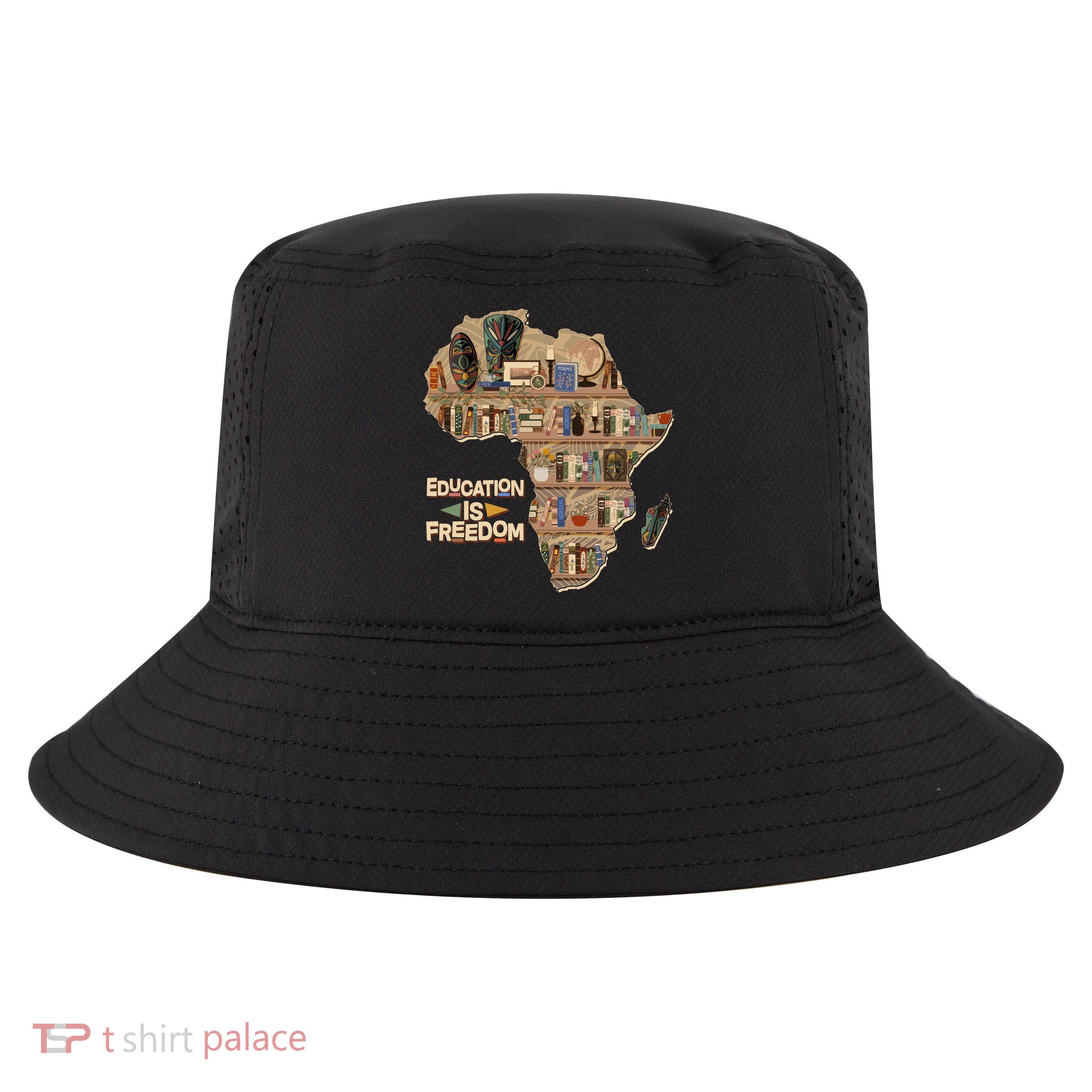 African American Black History Education Is Freedom Cool Comfort Performance Bucket Hat