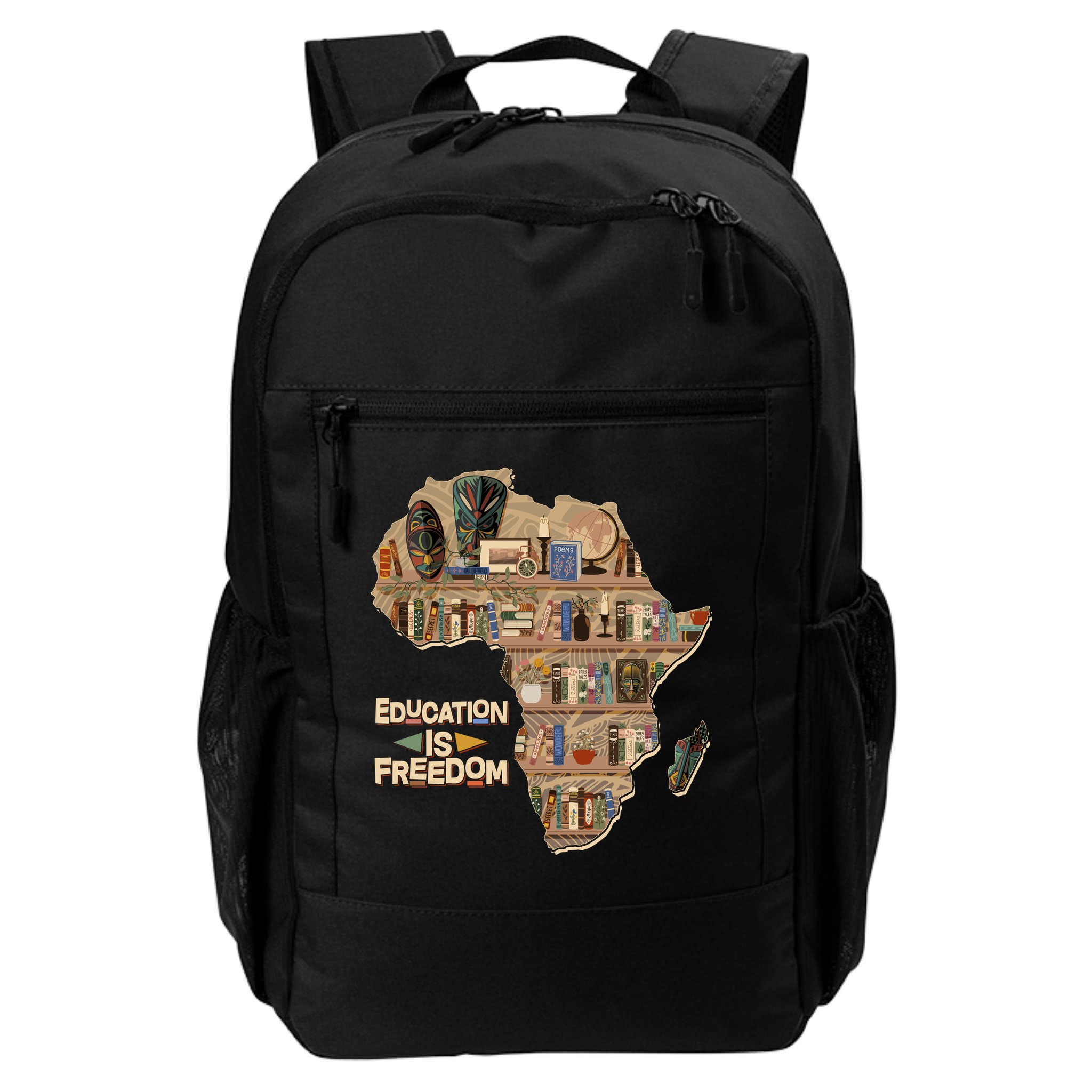 African American Black History Education Is Freedom Backpack