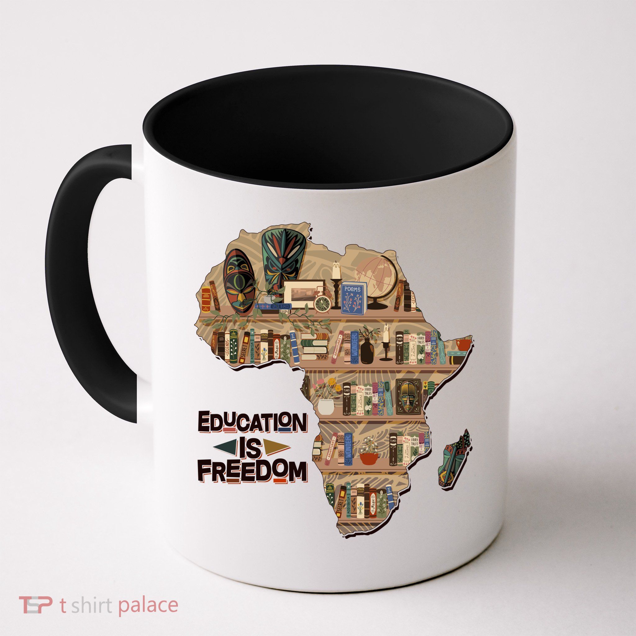 African American Black History Education Is Freedom Mug