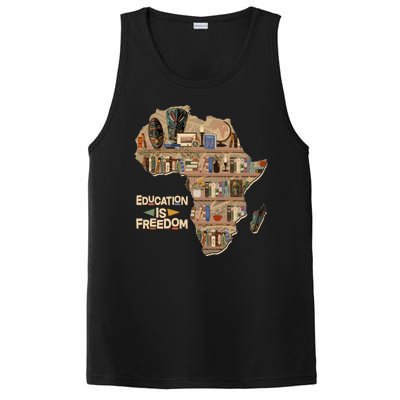 African American Black History Education Is Freedom PosiCharge Competitor Tank