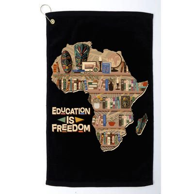 African American Black History Education Is Freedom Golf Towel