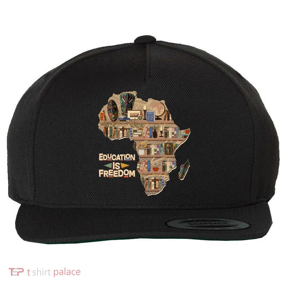 African American Black History Education Is Freedom Wool Snapback Cap