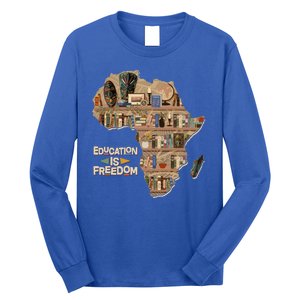 African American Black History Education Is Freedom Long Sleeve Shirt