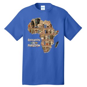 African American Black History Education Is Freedom Tall T-Shirt