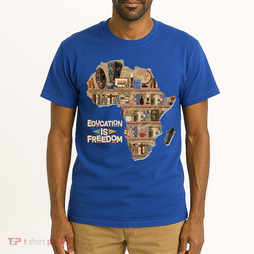 African American Black History Education Is Freedom Tall T-Shirt
