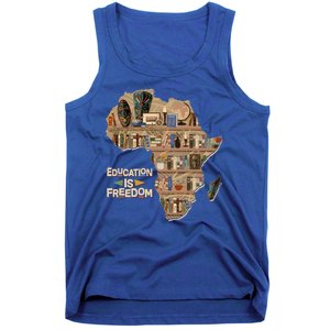 African American Black History Education Is Freedom Tank Top