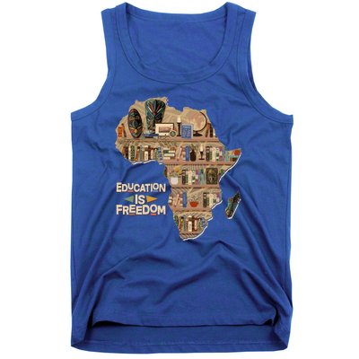 African American Black History Education Is Freedom Tank Top