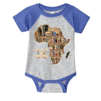 African American Black History Education Is Freedom Infant Baby Jersey Bodysuit