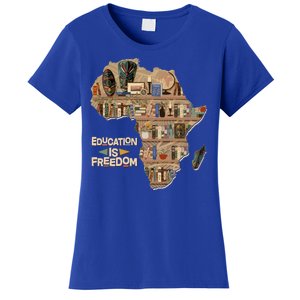 African American Black History Education Is Freedom Women's T-Shirt