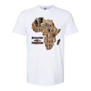 African American Black History Education Is Freedom Softstyle CVC T-Shirt