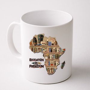 African American Black History Education Is Freedom Coffee Mug