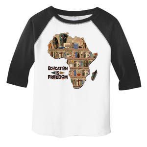 African American Black History Education Is Freedom Toddler Fine Jersey T-Shirt