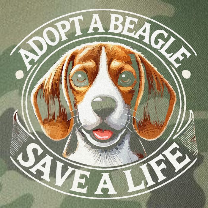 Adopt A Beagle Save A Life Advocating Adoption Legacy Tie Dye Trucker Hat