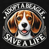 Adopt A Beagle Save A Life Advocating Adoption Ladies PosiCharge Tri-Blend Wicking Tank