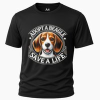 Adopt A Beagle Save A Life Advocating Adoption Performance Shirt