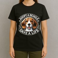 Adopt A Beagle Save A Life Advocating Adoption T-Shirt