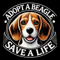 Adopt A Beagle Save A Life Advocating Adoption T-Shirt