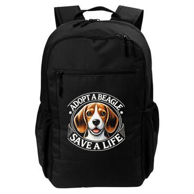 Adopt A Beagle Save A Life Advocating Adoption Daily Commute Backpack