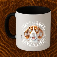 Adopt A Beagle Save A Life Advocating Adoption Mug