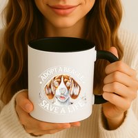 Adopt A Beagle Save A Life Advocating Adoption Mug