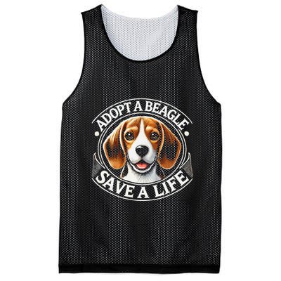 Adopt A Beagle Save A Life Advocating Adoption Mesh Reversible Basketball Jersey Tank