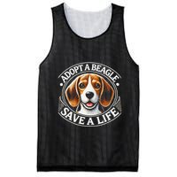 Adopt A Beagle Save A Life Advocating Adoption Mesh Reversible Basketball Jersey Tank
