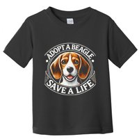 Adopt A Beagle Save A Life Advocating Adoption Toddler T-Shirt