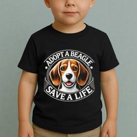 Adopt A Beagle Save A Life Advocating Adoption Toddler T-Shirt